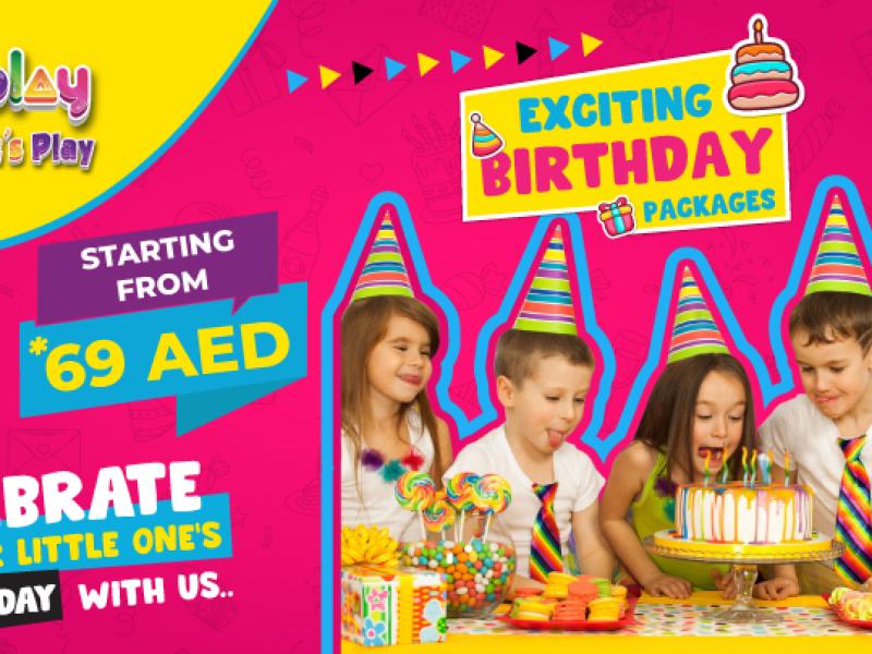 Birthday Packages at Just AED 69 per Kid in UAE