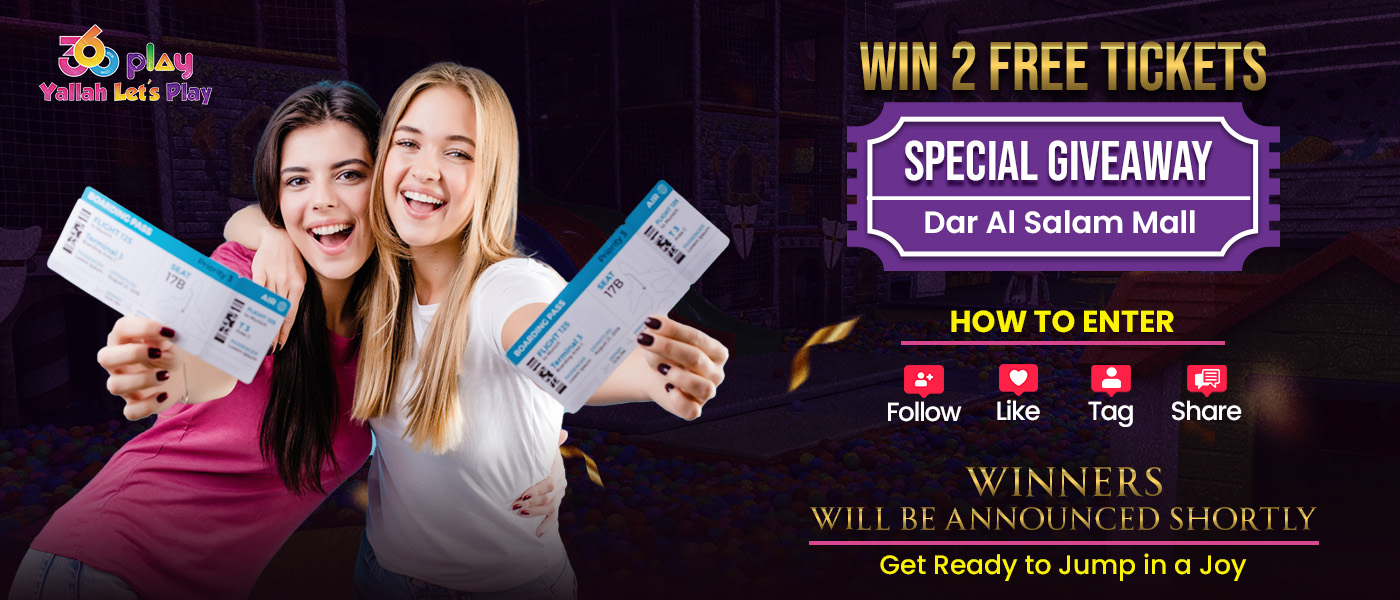 Join Dar Al Salam Mall Play Area Giveaway and Enjoy Free Fun