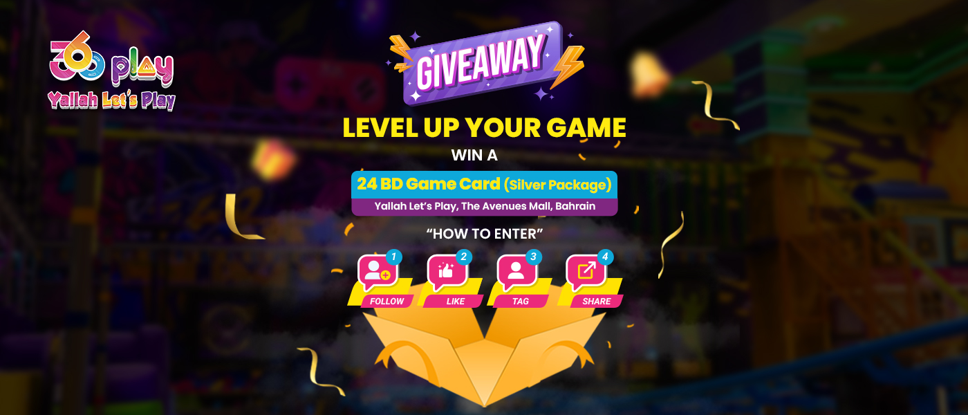 360 Play Bahrain Giveaway - Win and Play at The Avenues Mall