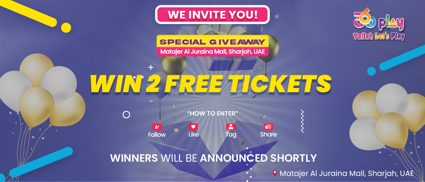 360 Play UAE Giveaway: A Family Day Out at Matajer Al Juraina Mall