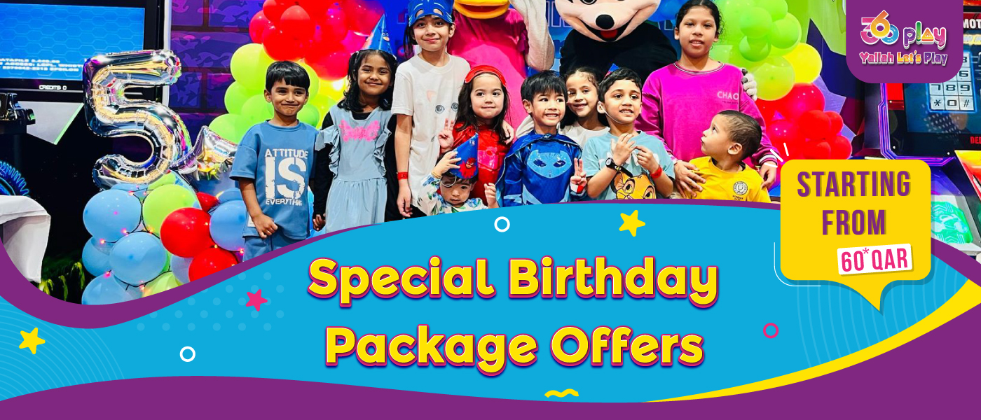 Celebrate Big - Special Birthday Package Offers in 360 Play Qatar