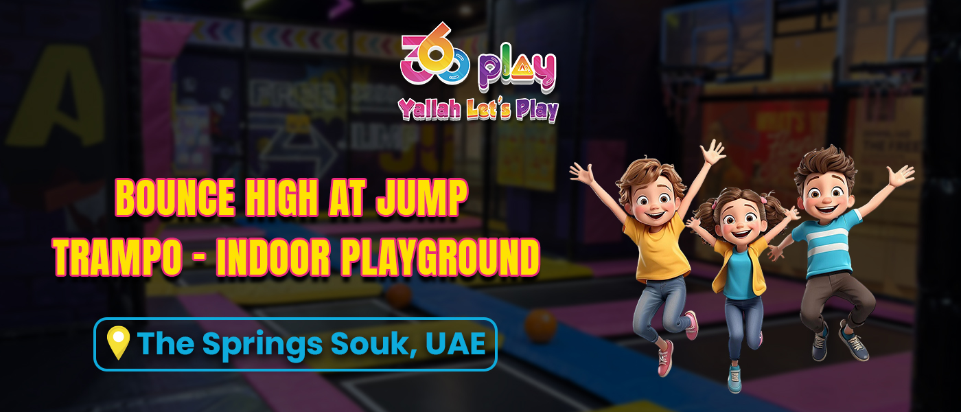 Bounce High at Jump Trampo - Indoor Playground in Springs Souk, UAE